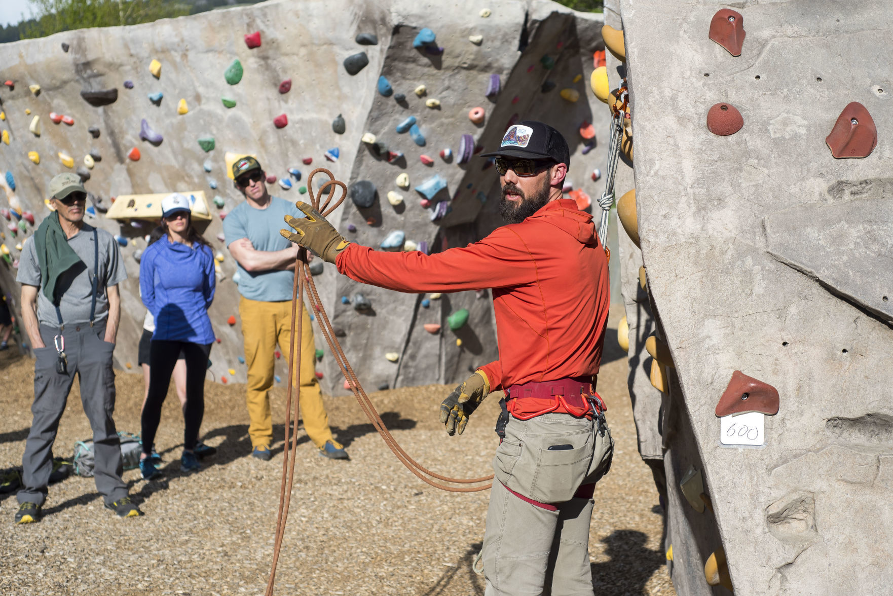 Exum Mountain Guides rappel back up clinic